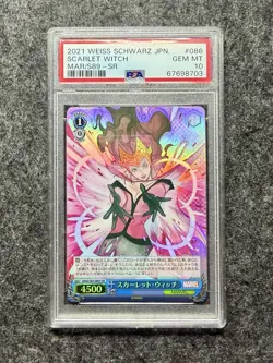 Weiss Schwarz SCARLET WITCH Marvel CH MAR / S89-086S SR PSA10 Peach Momoko - Image 1