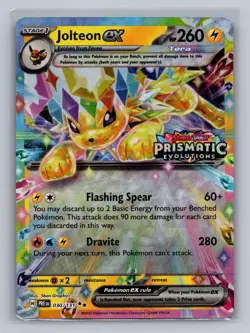 Jolteon ex - (Prismatic Evolutions Stamp) Promo Miscellaneous Cards & Products 0 - Image 1