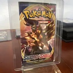 CRIMP ERROR Pokemon Booster Pack Sword & Shield Base Crimped Cards Inside - Image 1