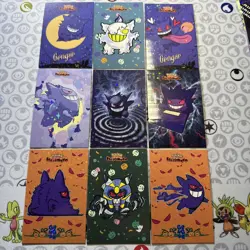 9 Star Holo Gengar Halloween Card Database Non-TCG Pokemon Cards Peru Set #6 - Image 1
