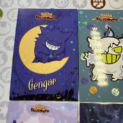 9 Star Holo Gengar Halloween Card Database Non-TCG Pokemon Cards Peru Set #6 - Image 2