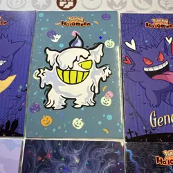 9 Star Holo Gengar Halloween Card Database Non-TCG Pokemon Cards Peru Set #6 - Image 3