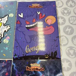 9 Star Holo Gengar Halloween Card Database Non-TCG Pokemon Cards Peru Set #6 - Image 4