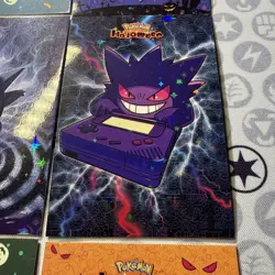 9 Star Holo Gengar Halloween Card Database Non-TCG Pokemon Cards Peru Set #6 - Image 5