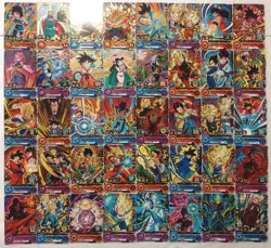 Lot of 40 Japanese Dragon Ball Super Dragonball Heroes TCG Rare Card Set - Image 1