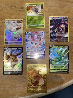 pokemon cards lot - 7 Card Set! Very good condition - Image 1