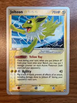Jolteon Star - 2007 (Tom Roos) 101/108 World Championship Decks Pokemon Card - Image 1