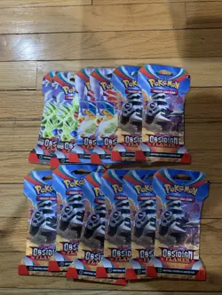 Pokemon Obsidian Flames Sleeved Booster Pack - Image 1