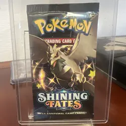 MISPRINT ERROR Pokemon Shining Fates Booster Pack Factory Sealed TCG - Image 1
