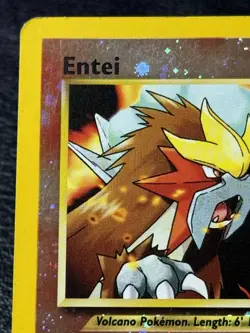 Entei 34 - Reverse Cosmos Holo - Vintage Pokemon TCG: Black Star Movie Promos MP - Image 2