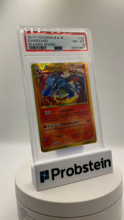 2013 Pokemon B & W Plasma Storm #136 Charizard PSA 8 NM-MT - Image 2