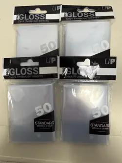 4x50 Clear (200) ULTRA PRO Sleeves *Glossy* DECK PROTECTORS MTG Pokemon 82667 - Image 1