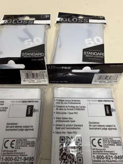 4x50 Clear (200) ULTRA PRO Sleeves *Glossy* DECK PROTECTORS MTG Pokemon 82667 - Image 2