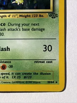Pokemon TCG Scyther Jungle 10/64 Holo Unlimited Holo Rare - Image 4