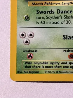 Pokemon TCG Scyther Jungle 10/64 Holo Unlimited Holo Rare - Image 5