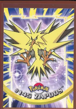 Zapdos 145 Non-Holo NM- Topps TV Animation Series 3 Pokemon - Image 1