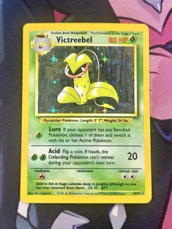 Pokemon Victreebel 14/64 Jungle Holofoil No Symbol Misprint GREAT Condition - Image 1