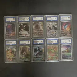 Pokemon graded Bundle Of 10 CHR/AR - Image 1