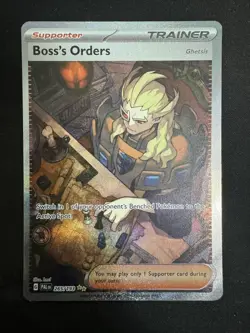Boss's Orders #265/193 Paldea Evolved Pokemon TCG Special Illustration Rare - Image 1