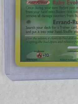 Pokemon TCG- 2007 Budew 43/130 Reverse Holo Diamond & Pearl NM - Image 5