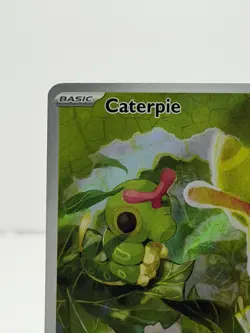 Pokemon Caterpie 172/165 Scarlet & Violet 151 Illustration Rare Holo 50 HP - Image 2