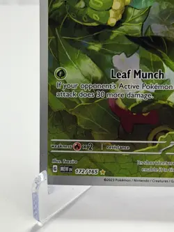 Pokemon Caterpie 172/165 Scarlet & Violet 151 Illustration Rare Holo 50 HP - Image 5
