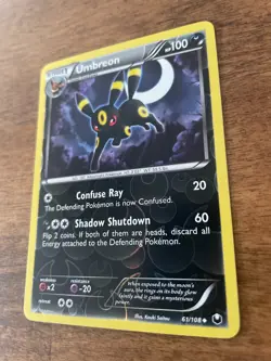 Umbreon - 61/108 - Pokemon Dark Explorers (DEX) - Reverse Holo Rare NM - Image 2