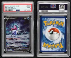 Full Art - Suicune V Pokemon Sword & Shield Crown Zenith Galarian Gallery PSA 9 - Image 3