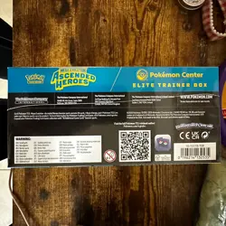 Ascended Heroes Pokemon Center Exclusive ETB Elite Trainer Box Factory Sealed - Image 4