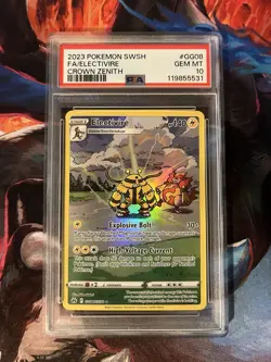 Pokemon Electivire GG08 Crown Zenith Galarian Gallery Holo Ultra Rare PSA 10 - Image 1
