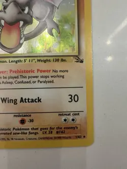 Pokemon TCG Aerodactyl 1/62 Fossil Holo Rare Near Mint Condition - Image 3