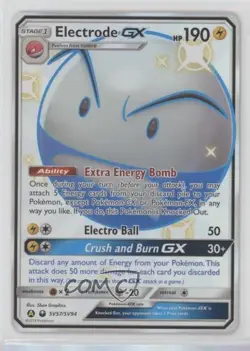 Shiny - Electrode GX Pokemon Sun & Moon Hidden Fates Vault #SV57 - Image 1