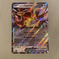 Team Rocket's Kangaskhan EX Double Rare 162/217 Pokemon Ascended Heroes TCG MINT - Image 1