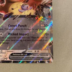 Team Rocket's Kangaskhan EX Double Rare 162/217 Pokemon Ascended Heroes TCG MINT - Image 4