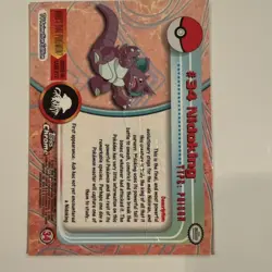 Pokemon Topps Chrome #34 Nidoking - Image 2