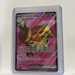 Pokemon Dachsbun ex Ultra Rare SV07: Stellar Crown 160/142 NM - Image 2