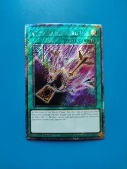 Near Mint Yugioh Anti-Magic Arrows - RA03-EN264 - Platinum Secret Rare - Image 1
