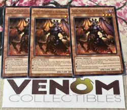 3x (M/NM) Calcab Malebranche of the Burning Abyss SECE-EN084 Rare 1st Ed. YuGiOh - Image 1
