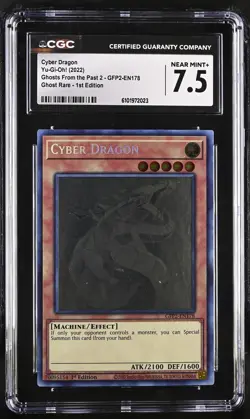 Cyber Dragon GFP2-EN178 1st Edition Yu-gi-oh! CGC 7.5 Near Mint+ *023 - Image 1