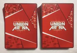 Lot of 100 UNION ARENA One-Punch Man, Shangri-La Frontier, Attack on Titan Set - Image 2