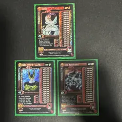 Score Dragon Ball GT CCG Foil Personality Card Lot (3) Frieza Cell - Image 1