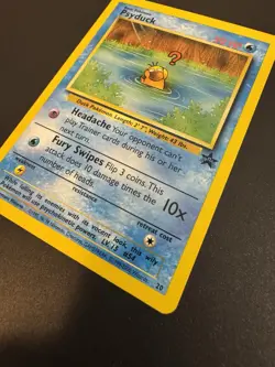 Pokemon TCG Psyduck Black Star Promo Card 20 WOTC - Image 3