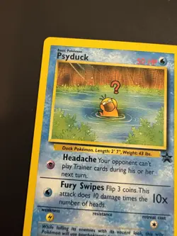 Pokemon TCG Psyduck Black Star Promo Card 20 WOTC - Image 5