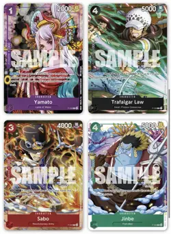 One Piece TCG CS 2024 Event Pack Lot (4) | Sealed | Serialized Luffy Chase Card - Image 3