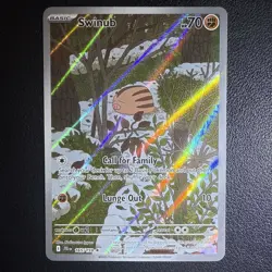 Swinub 165/159 SV09 Journey Together Illustration Holo Card Near Mint Condition - Image 1