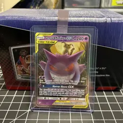Pokemon Gengar & Mimikyu GX Team Up Holo Card 53/181 Ultra Rare SM - Image 3