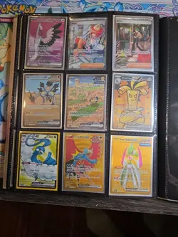 Pokemon Card Lot Binder Paradox Rift Huge Set Near Master Set IRs SIRs Ex Holos - Image 1