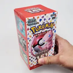151 BOX (140 Cards)+Random Packs Pokemon TCG Cards Booster Factory sealed KOREAN - Image 4