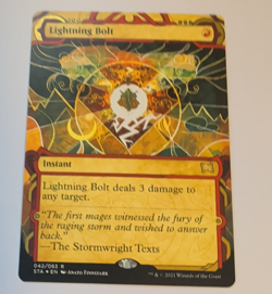 {1x} Lightning Bolt *Foil Etched* NM Strixhaven Mystical Archives **Startropic** - Image 1