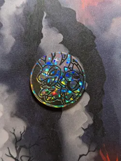 Hydregon Silver Star Foil (Regular Size) Coin - Pokemon Card TCG - Image 1